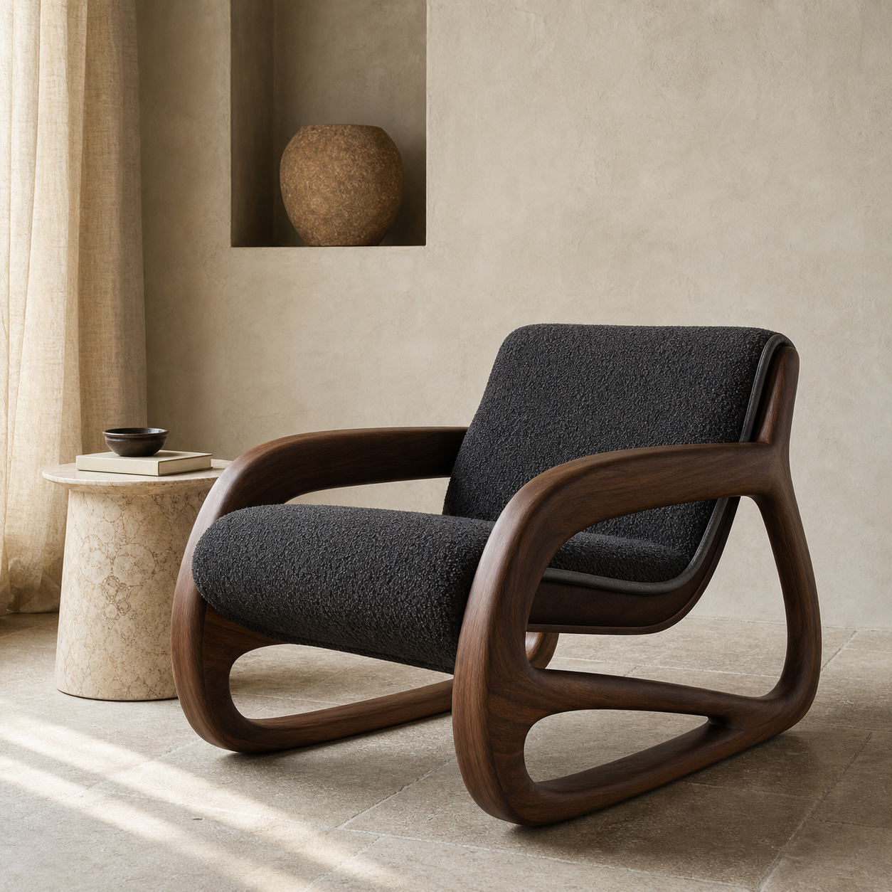 Moss arc lounge chair